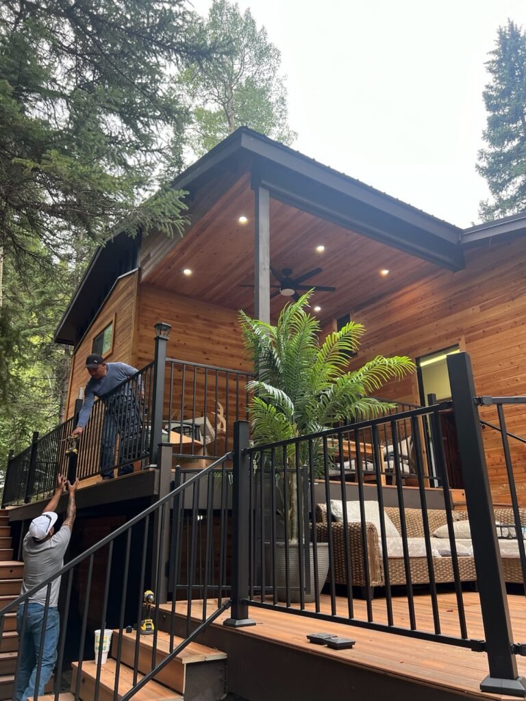 Covered deck build