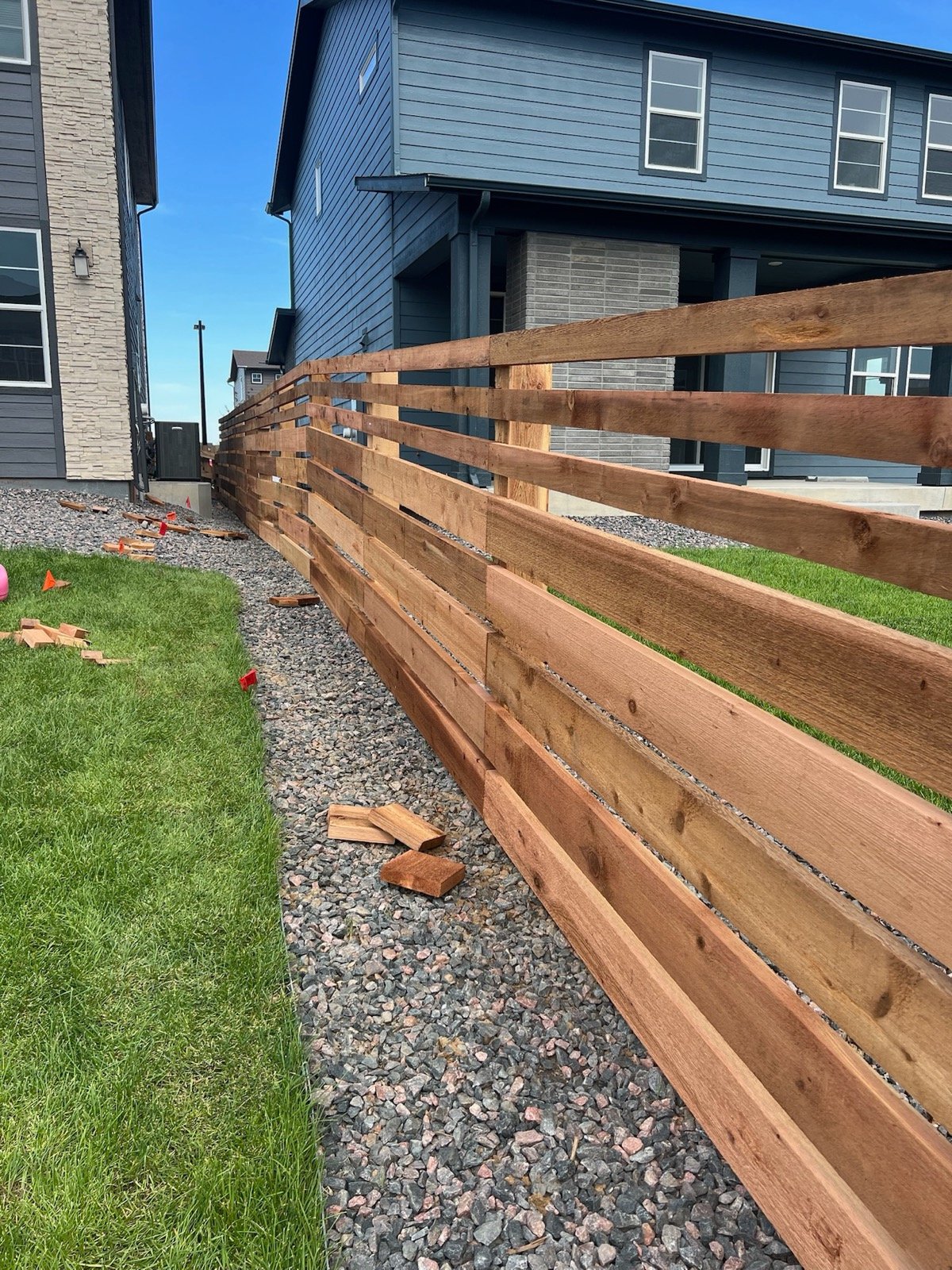 New horizontal fence